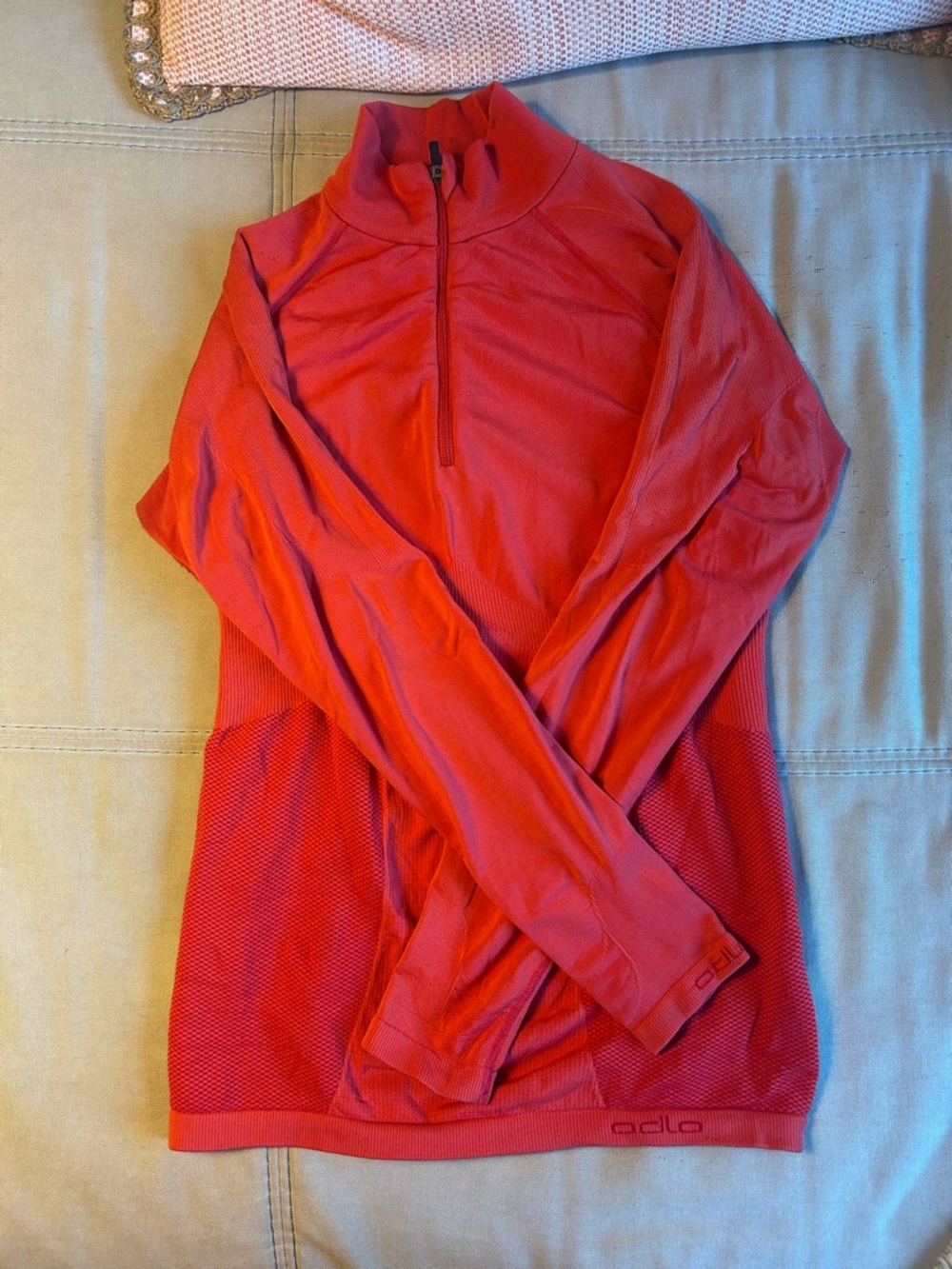 Women's Long Sleeve Odlo Half-Zip Performance Top